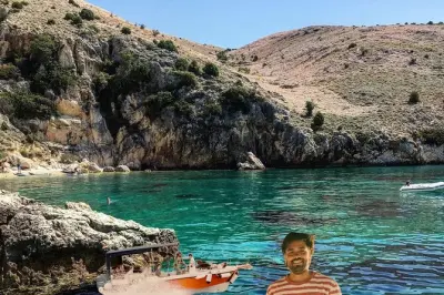 Isla de Krk en barco privado: Bahías salvajes y cuevas marinas
