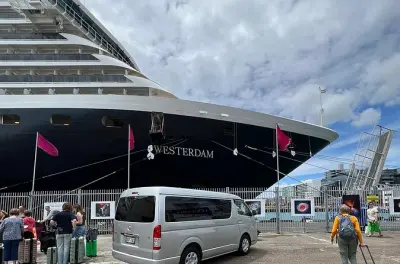 Transfert privé du port d’Auckland aux hôtels du centre-ville