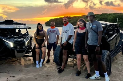 Disfruta un paseo privado en utv por san juan, prueba las frituras de piñones y relájate en la playa vacia talega. tour con guía y paradas para snacks incluidos.