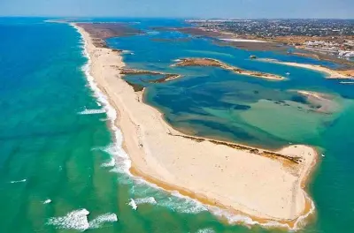 Tour in barca nella Ria Formosa da Olhão: Mercato, isole e bagno