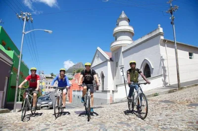 Pédalez dans les rues animées de cape town, de bo-kaap aux jardins de greenpoint, avec un guide local. vélo, casque et histoires passionnantes inclus.