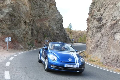 Découvrez gran canaria au volant d’une vw coccinelle cabriolet, traversez ses routes de montagne, visitez des villages typiques, savourez un pique-nique canarien et explorez une ferme d’aloe vera