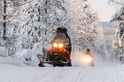 Snowmobiling in Rovaniemi: 2-Hour Wilderness Safari