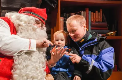 Rovaniemi Santa's Village, snowmobiling and reindeer sleigh