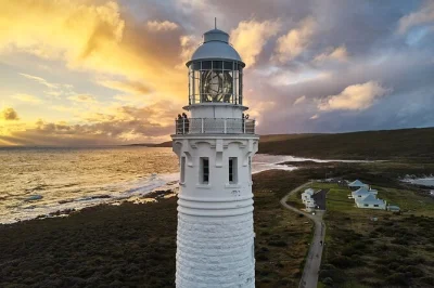 Feel the wild edge of australia at cape leeuwin lighthouse. guided tower climb, maritime stories, and time in the historic keeper’s cottage. includes entry & guide.