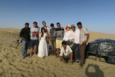 Safari désert à Jaisalmer avec balade à dos de chameau au coucher