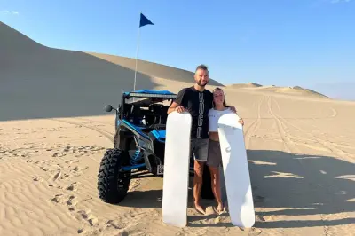 UTV e sandboard a Huacachina: Avventura privata sulle dune