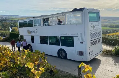 Tour en bus por Épernay con 3 degustaciones de champán y sabrage