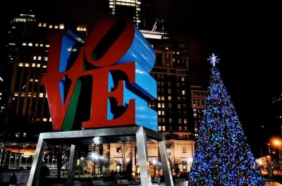 Luces navideñas en Philadelphia: Tour privado en vehículo