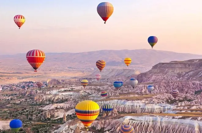 Cappadocia Sunrise Hot Air Balloon Flight with Hotel Transfers