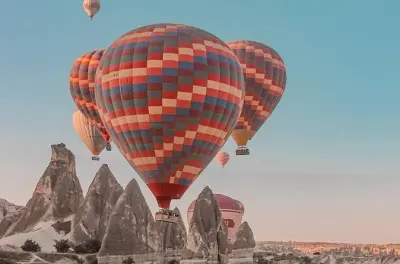 Cappadocia Heißluftballon: Sonnenaufgangsflug mit Champagner