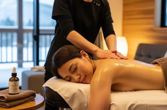 Massaggio con olio a domicilio a Niseko: Massaggio professionale deep tissue in camera