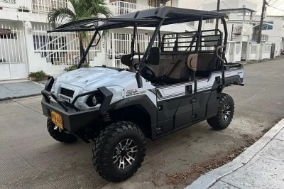 Discover san andrés at your own pace with a 2025 kawasaki mule pro rental. cruise the island’s top spots, enjoy flexible hours, and full tank included. book now!