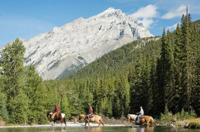 Cavalgada em Banff: Passeio de 4 horas na Sulphur Mountain