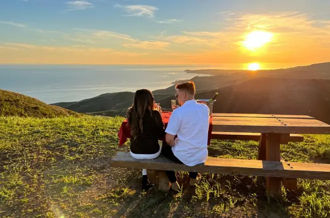 Privater Hubschrauberrundflug über Los Angeles mit Champagner