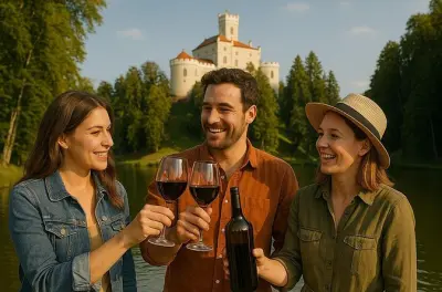 Dégustation de vin et château de Trakošćan au départ de Zagreb