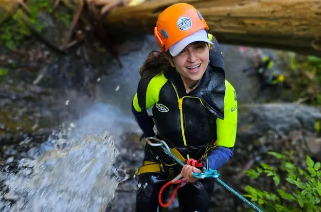Wasserfall-Abseilen bei Seattle: Canyoning-Abenteuer