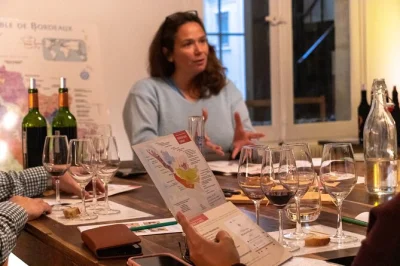 Start your bordeaux day trip with a hands-on wine tasting class, then explore st emilion’s vineyards and medieval streets. includes 11 tastings, blending workshop, and transport.