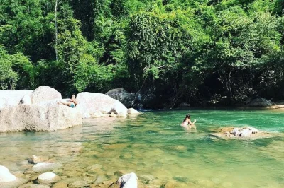 Leave nha trang behind for a motorbike day trip through villages, long son pagoda, and hon ba waterfall. includes bbq lunch, drinks, and hotel pickup.