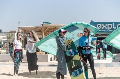 Essaouira Kitesurf-Unterricht Halbprivat mit eigenem Lehrer