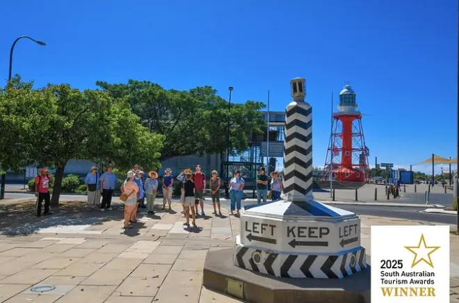 Port Adelaide: Tour a piedi tra storia, pub e street art