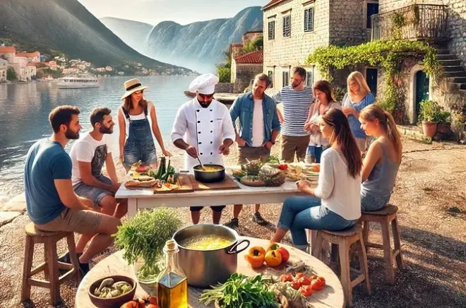 Passeggiata nel centro storico di Kotor con pranzo tipico incluso