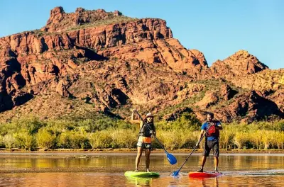 Paddleboarding in Phoenix: Learn SUP at Saguaro Lake