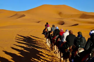 Merzouga camel ride and desert camp: Sunset to sunrise