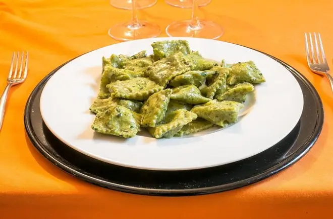 Kochen und 4-Gänge-Menü mit Wein in Chiavari
