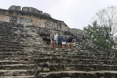Step off your cruise in costa maya for a guided day trip to chacchoben mayan ruins and bacalar lagoon, with lunch by the water and all transport included.