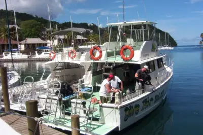 Mergulho para iniciantes em St Lucia: Mergulho com um tanque