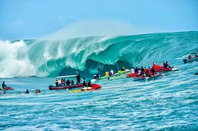 Tahiti: Tour privado de día completo con taxi acuático a Teahupo'o
