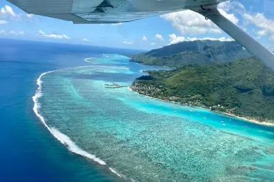 Tour de dia inteiro em Tahiti com voo privado de Cessna sobre Moorea