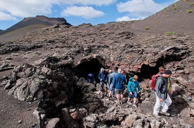 Los Volcanes Naturschutzgebiet Wanderung: 3 Stunden Lavaweg