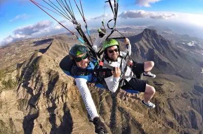 Parasailing auf Teneriffa: 1000 m Tandemflug mit erfahrenem Piloten
