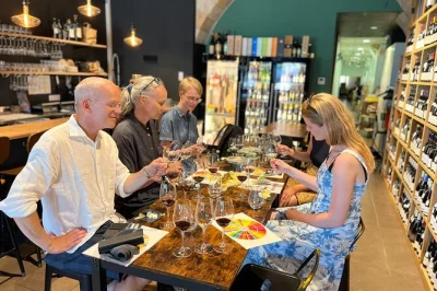 Start in bordeaux’s chartrons, stroll old wine merchant streets, learn from a local sommelier, and taste 4 bordeaux wines with cheese—includes all tastings.