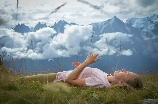 Fotos profesionales en Chamonix con Mont Blanc de fondo