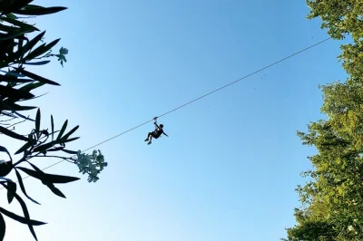 Feel your heart race on the tirana zipline, soaring past petrela castle and over the erzen river. includes flight ticket, return transport, and adventure certificate.