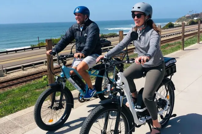 Tour en bicicleta eléctrica en San Diego: 4 comunidades, 24 km