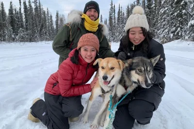 Feel the rush of a real dog sled ride in north pole, alaska. glide through snowy forests, meet friendly huskies, and enjoy a private tour with warm winter gear included.