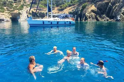 Snorkeling à Halkidiki : Yacht à voile privé