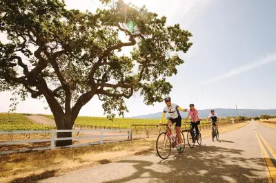 Santa Ynez en bici con almuerzo y degustación de vinos local