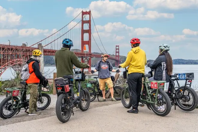Golden Gate Bridge E-Bike Tour from San Francisco with Lunch