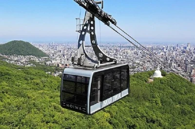 See sapporo from above with a mt moiwa ropeway ticket. enjoy city panoramas, smooth gondola rides, and easy access by public transport. book now for instant entry.