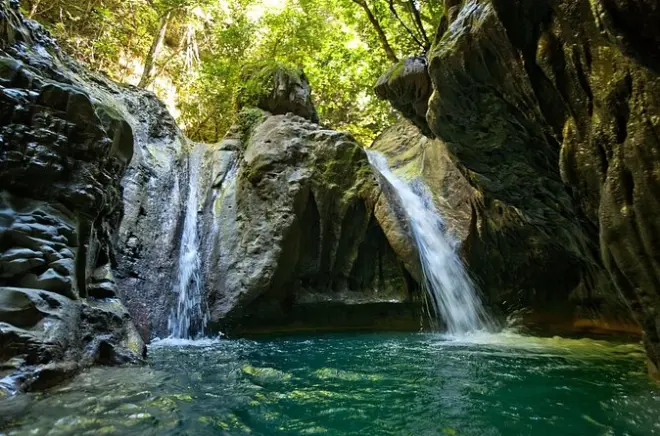 27 cascadas de Damajagua desde Puerto Plata: Nada y escala