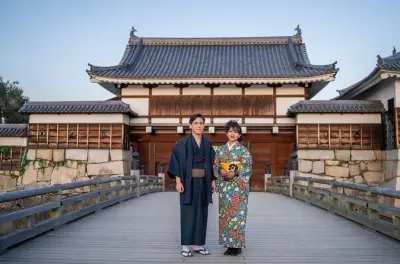 Kimono e sessão de fotos em Hiroshima: 15 minutos no estúdio