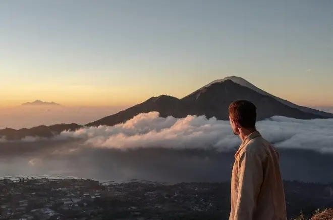 Alba sul monte Batur con guida privata e bagno alle terme