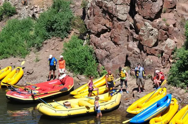 Upper Colorado River float: Full-day class II rapids tour