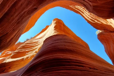 Erlebe das gefühl, wie der sand unter den 4x4-reifen knirscht, spaziere durch den peek-a-boo slot canyon und entdecke uralte petroglyphen auf einer privaten tour mit einem erfahrenen einheimischen. w
