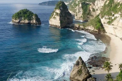 Descubre nusa penida este en una excursión privada desde bali. nada en diamond beach, sube al tree house molenteng y relájate en las colinas teletubbies. incluye recogida en hotel.